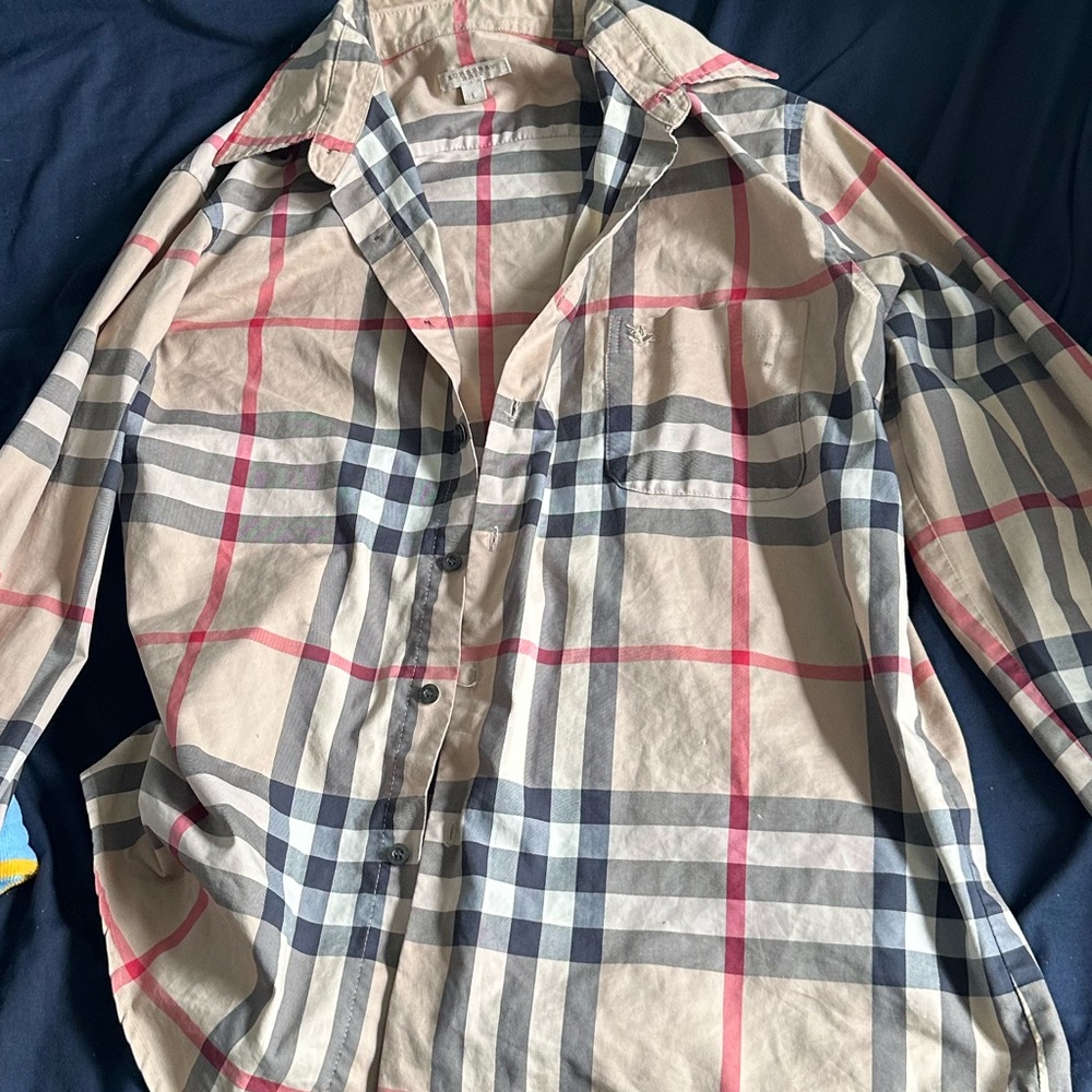 Authentic Burberry button up